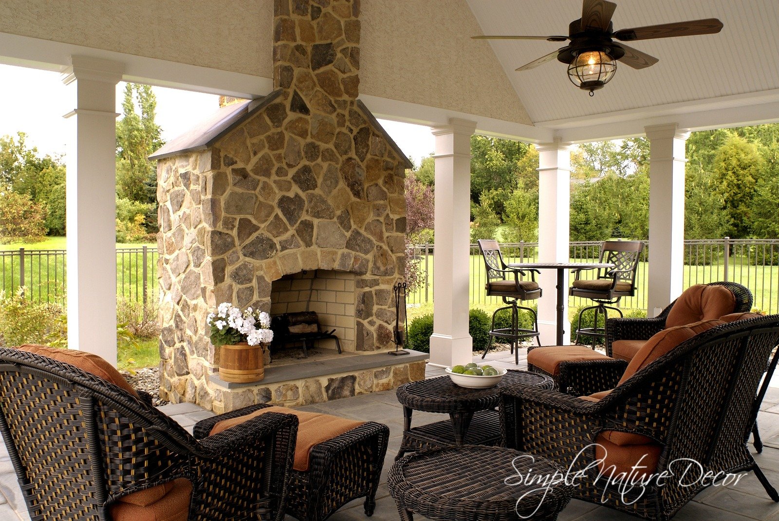 Nature Inspired Homes Southern Style! - Simple Nature Decor Nature Inspired Homes Southern Style! - Simple Nature Decor on Patio Cover Ideas For Winter id=70501
