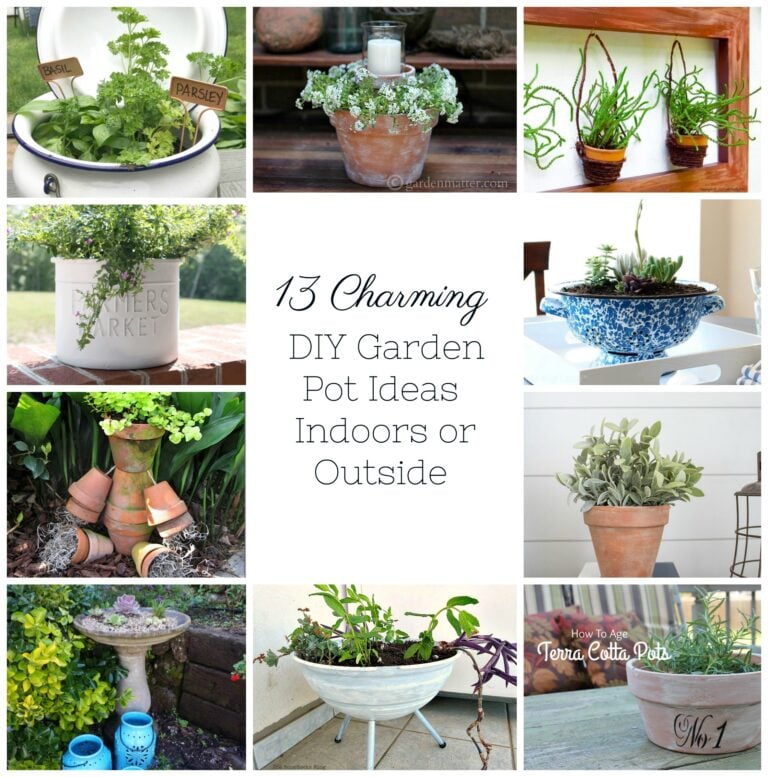 13 Charming DIY Garden Pots Ideas Indoors or Outside