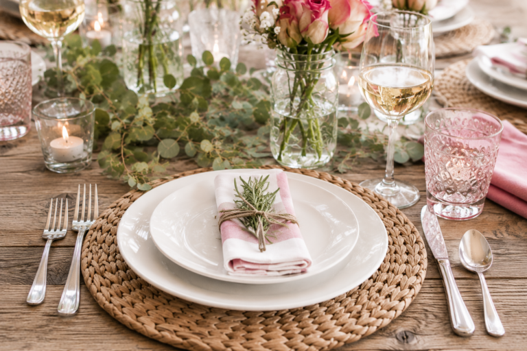 Last Minute Pink and White Summer Party Ideas
