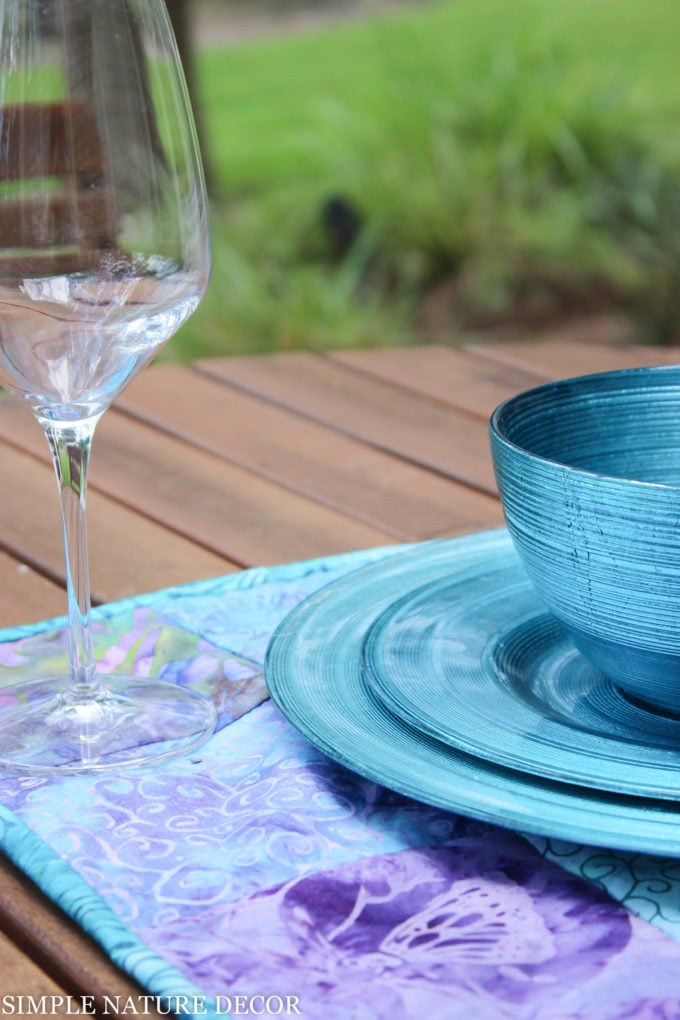 How To Make Easy Colorful Quilted Fabric Placemats