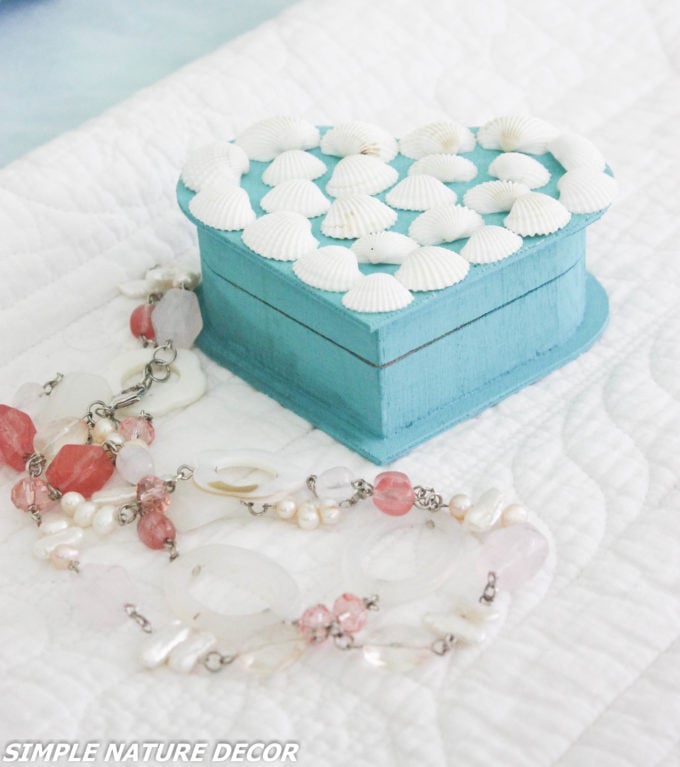 How To Make A Seashell Heart Shaped  Trinket Box