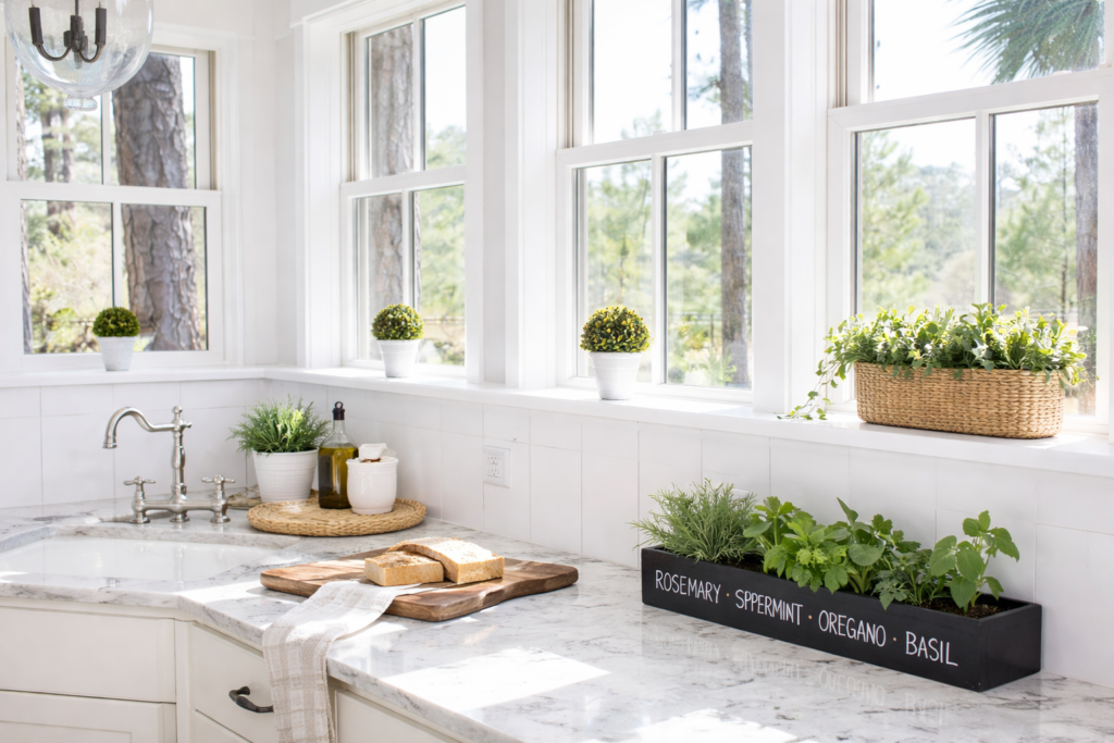 Simple Kitchen Decor With Natural Touches