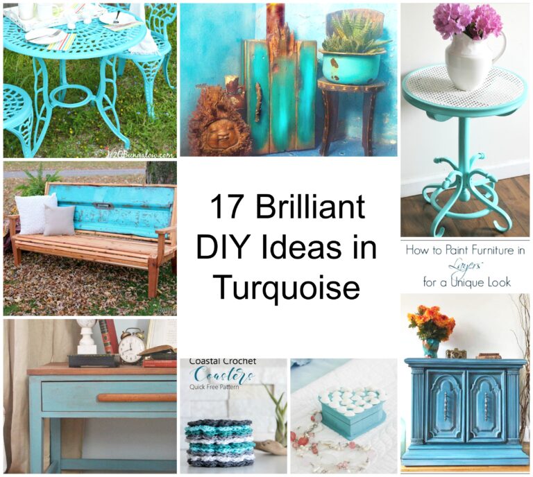 17 Brilliant DIY Ideas in Turquoise