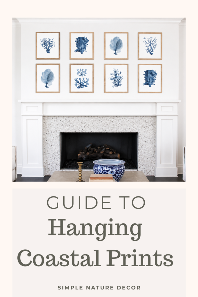 How to Arrange Blue Coastal Prints in Your Home