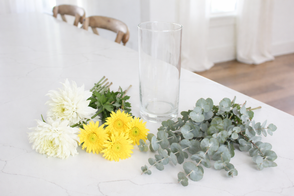 supplies Nature Inspired Eucalytus Centerpiece