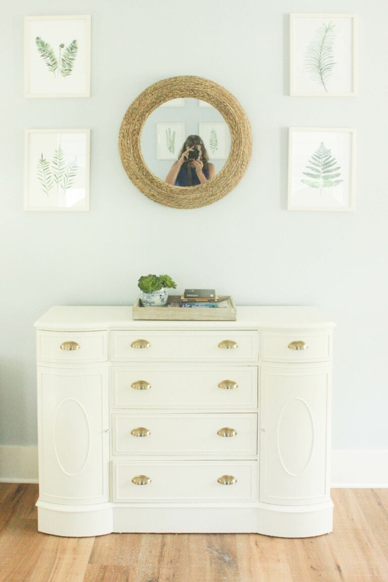 How To Transform a Buffet Cabinet into a Bedroom Dresser
