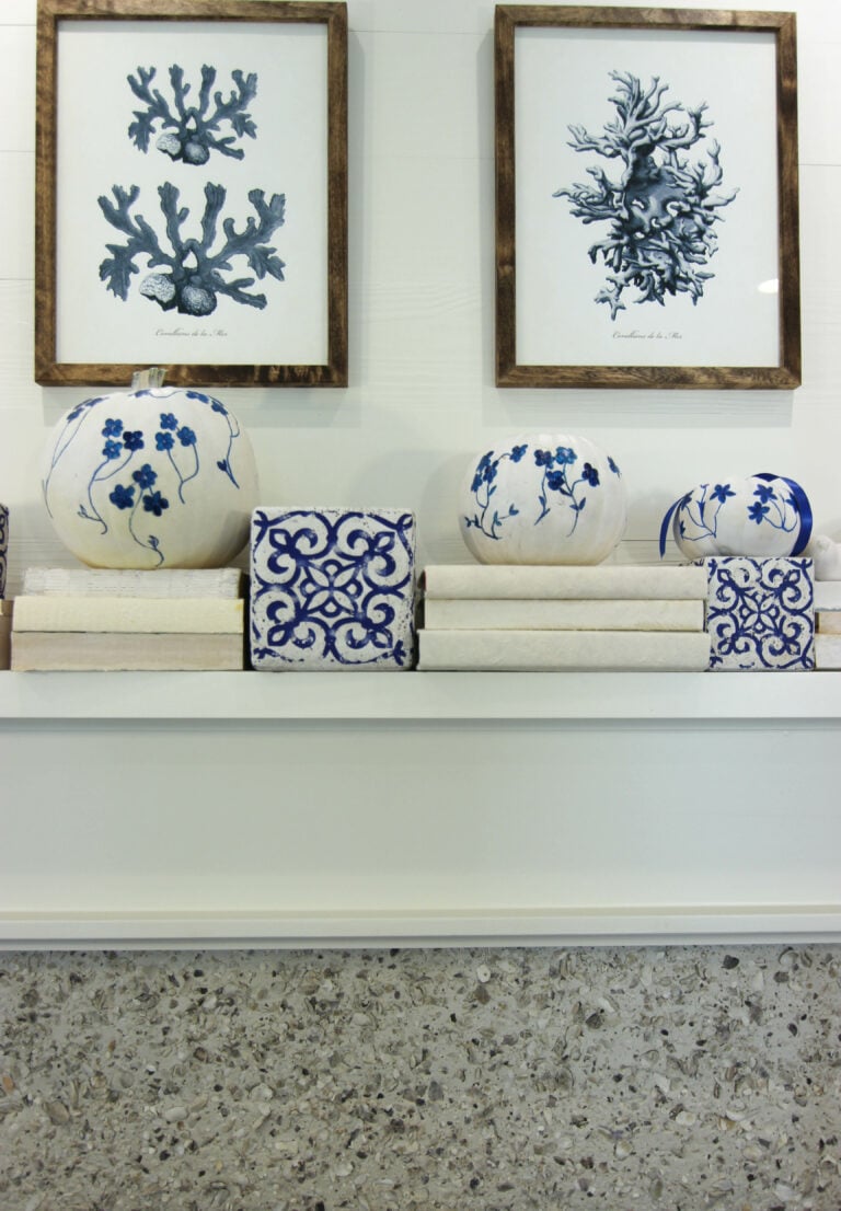 How To Paint Chinoiserie Pumpkins Perfect For Fall