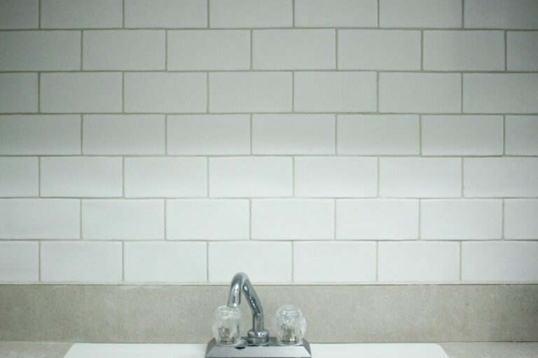 How To Install Subway Tile Backsplash In The Laundry Room