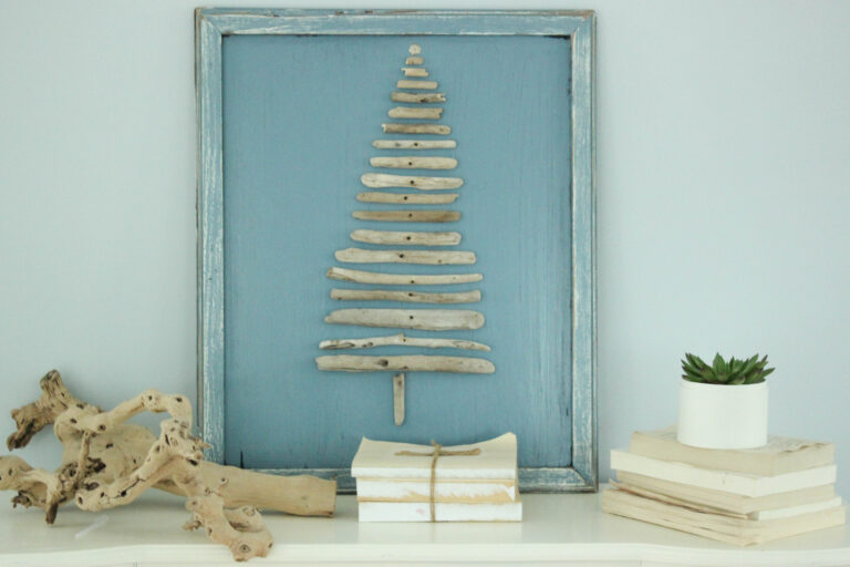 How To Make A Hanging Driftwood Christmas Tree
