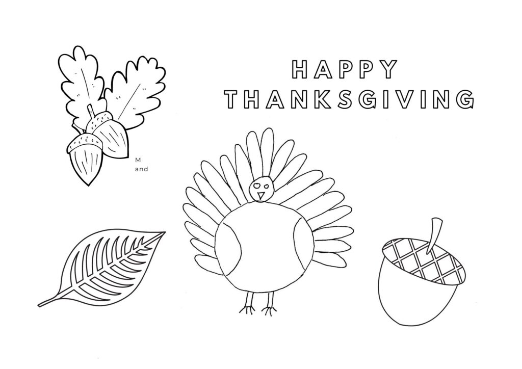 How To Make A Printable Thanksgiving Placemat For Kids