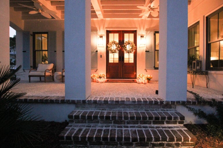 How To Decorate Double Front Doors For The Holiday