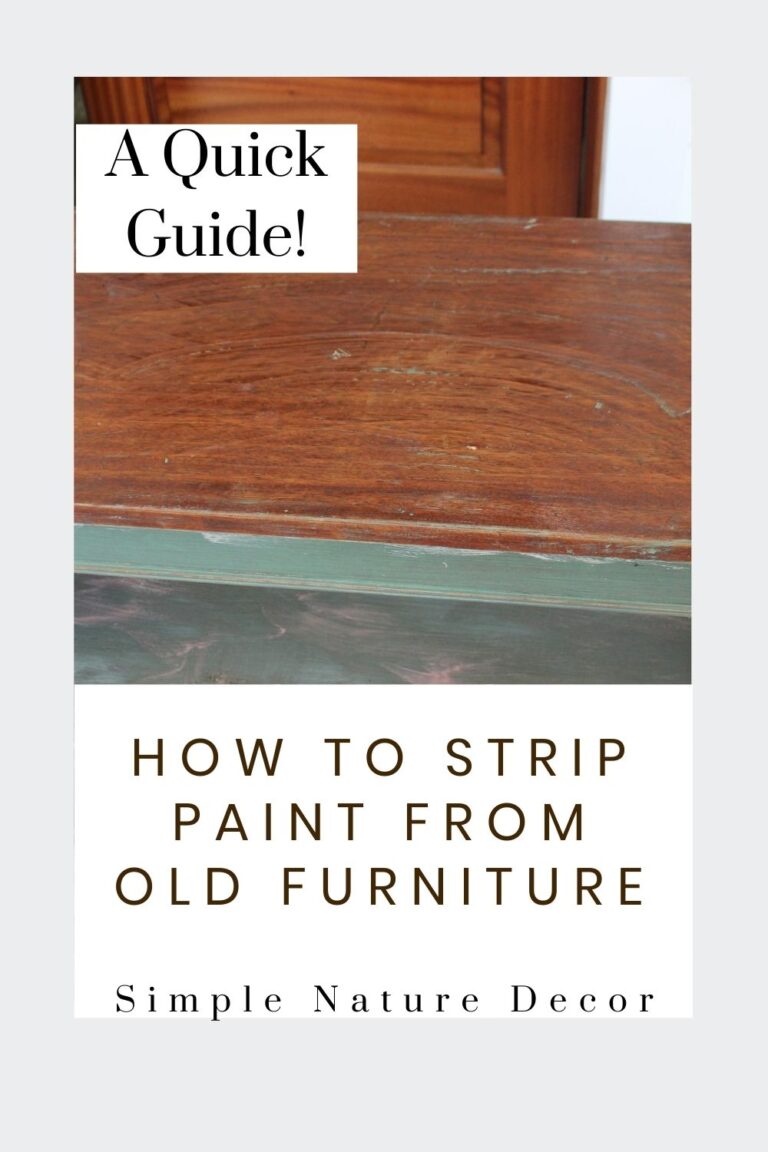 how to paint old furniture at home