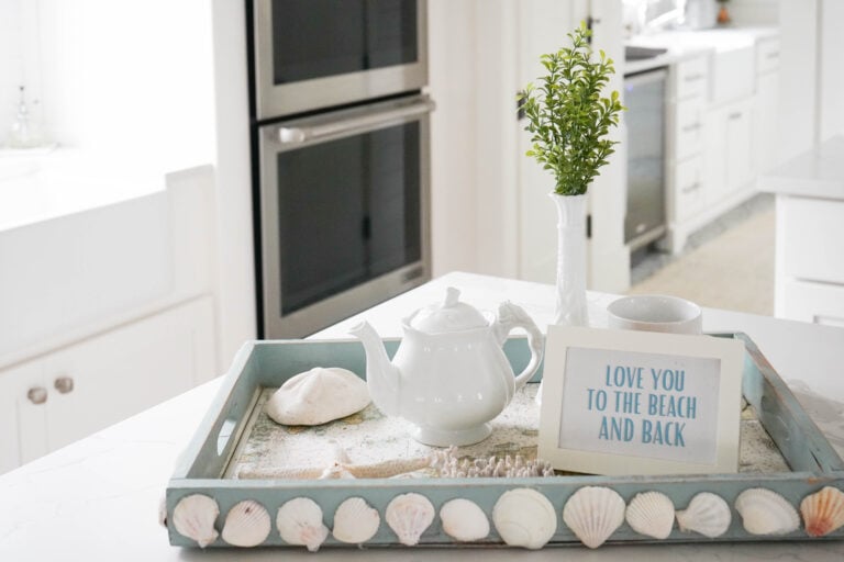 Seashell DIY Serving Tray
