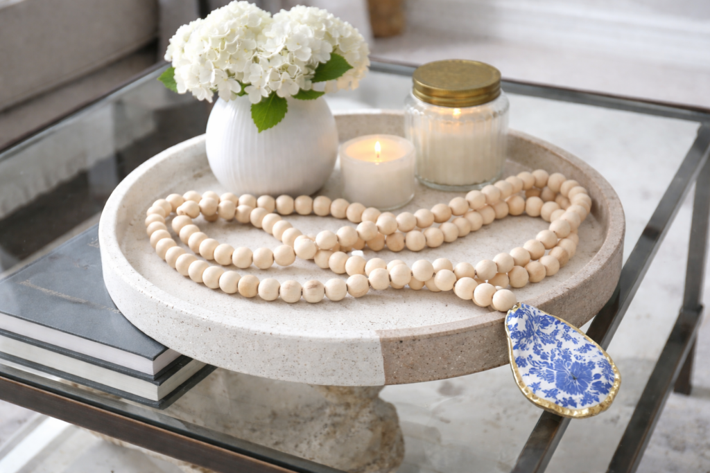 DIY  Wooden Bead Garland