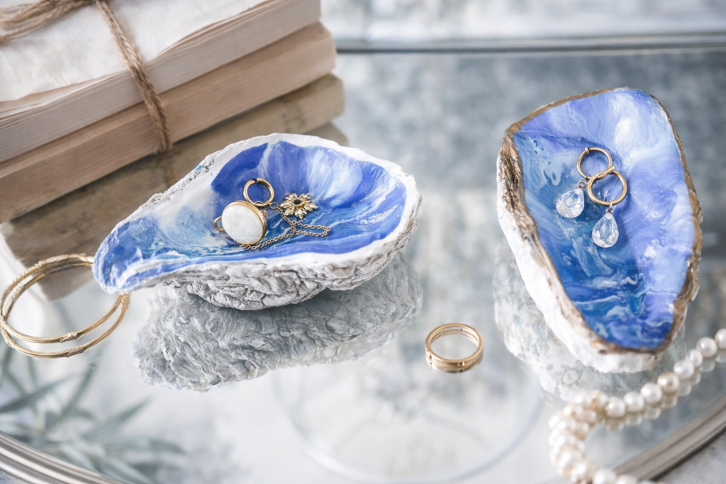 Ocean Oyster Shell Jewelry Dish