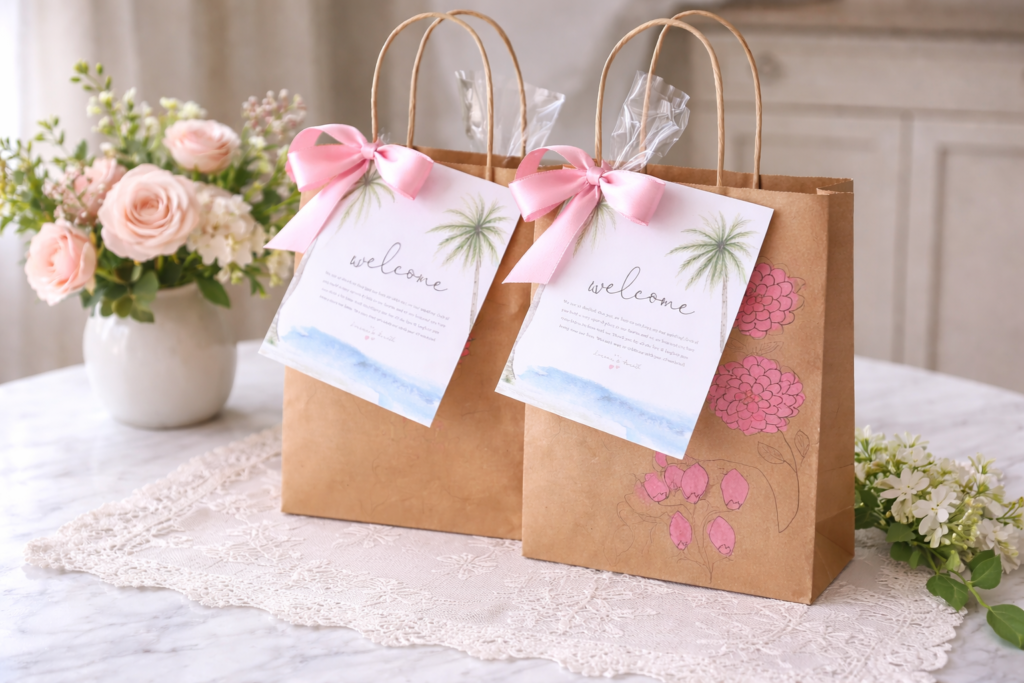 Cutest Ideas For Wedding Welcome Bags