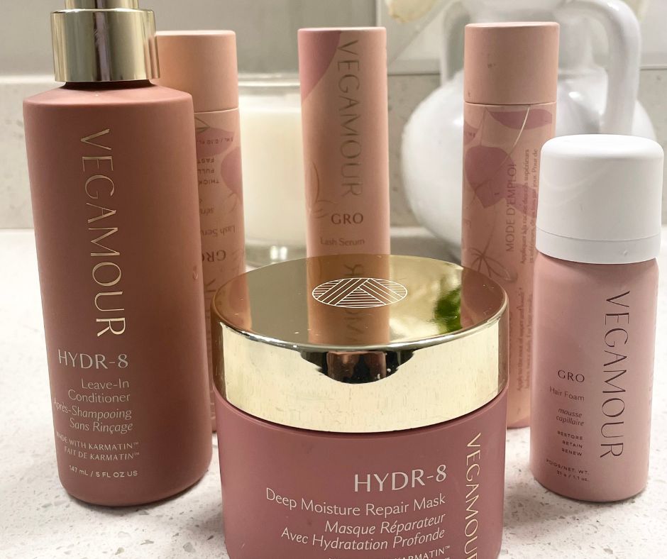 Vegamour products for hair tips over 50