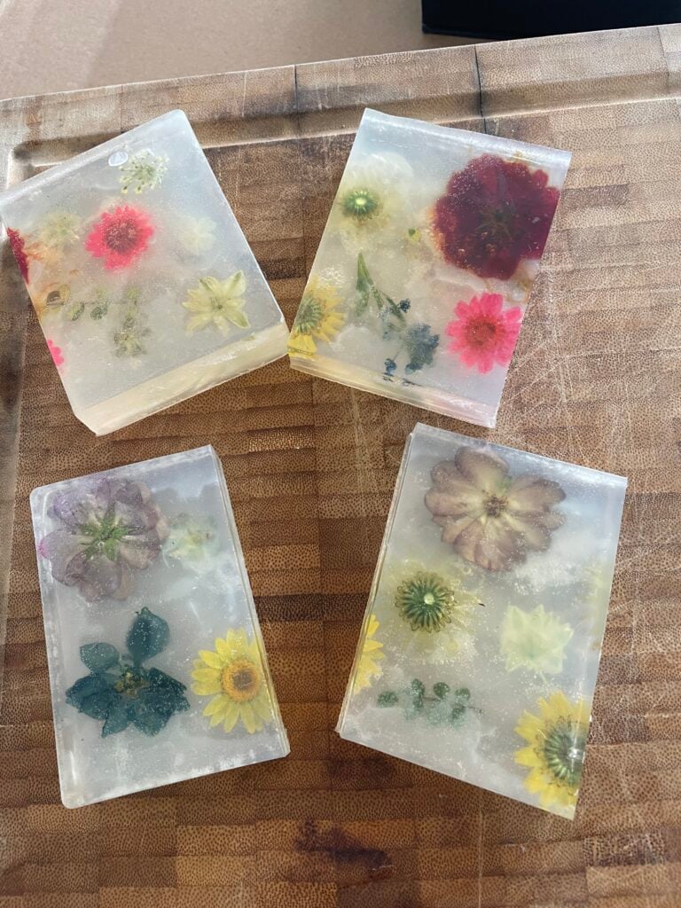 How to Make Pressed Flower Soap