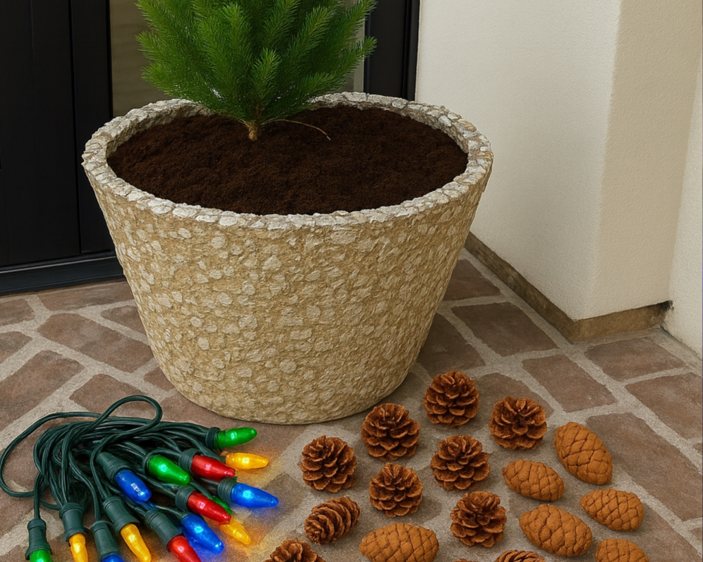 Supplies fordiy faux mini trees