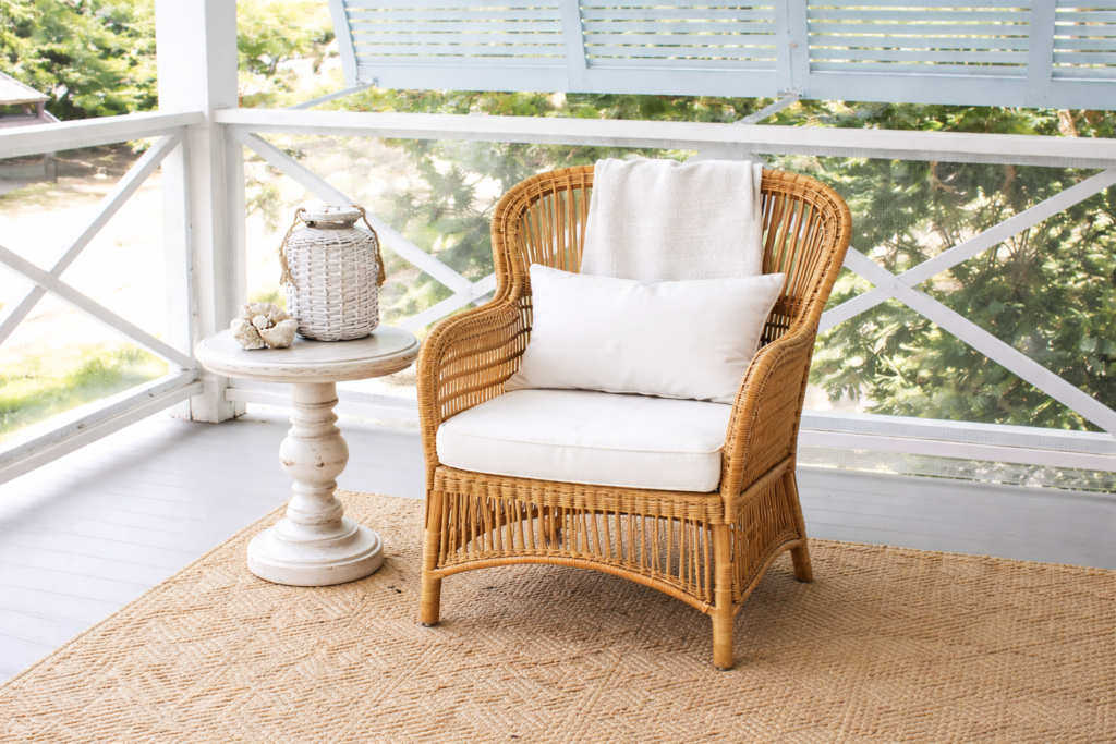 rattan chair 10 Summer Calm Coastal Decor