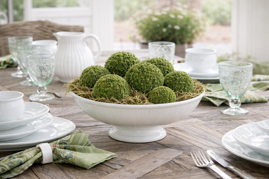 DIY Moss Balls for Natural Decor