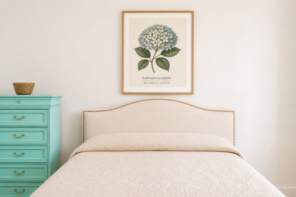 hydrangeas Free Botanical Wall Art Printable