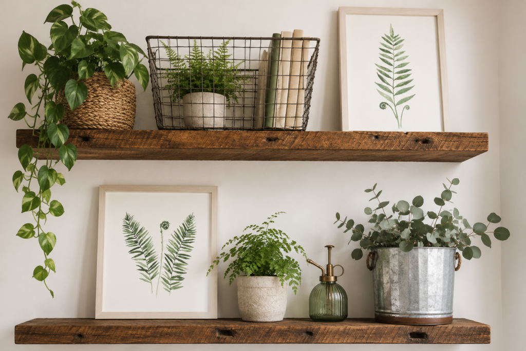 Botanical Inspired Laundry Room