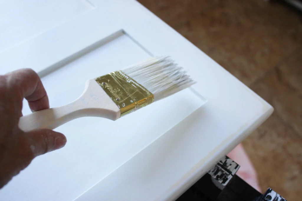 painting the cabinetsLaundry Room Cabinet Makeover for a Light and Natural Home