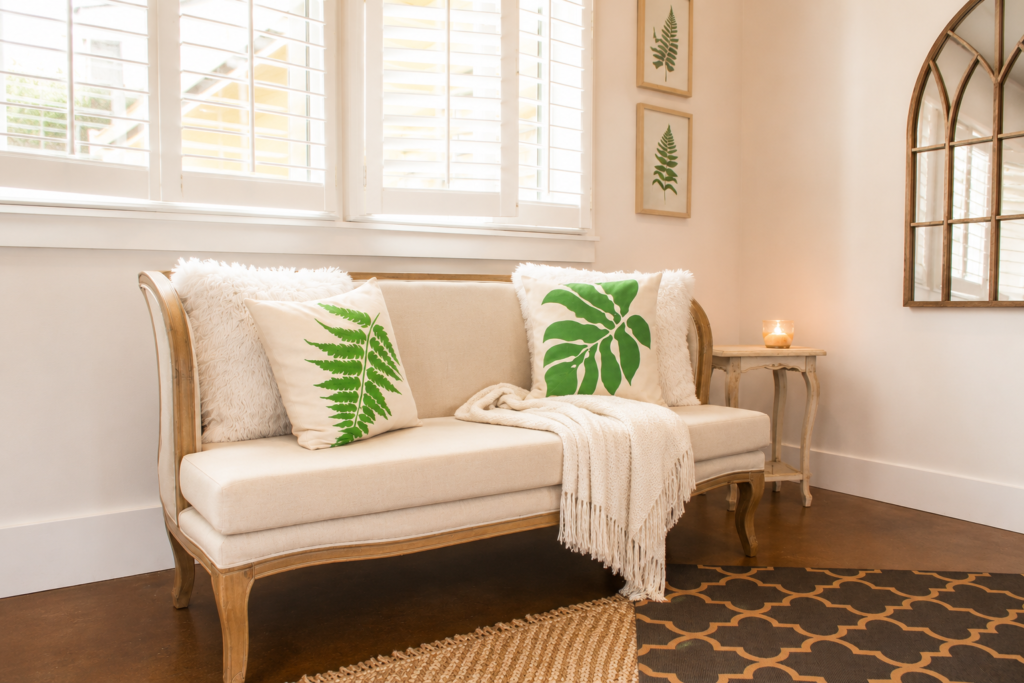 Botanical Inspired Laundry Room